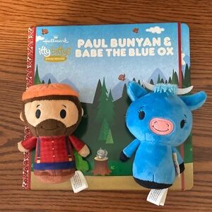 Hallmark Itty Bittys Paul Bunyan & Babe Plush Set